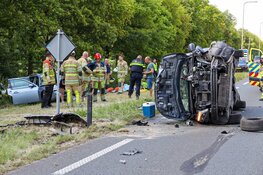 Gewonden en enorme ravage na ongeval in Zeewolde