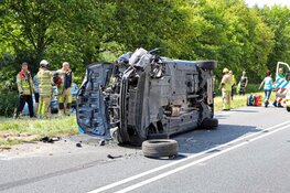 Gewonden en enorme ravage na ongeval in Zeewolde