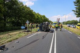 Gewonden en enorme ravage na ongeval in Zeewolde