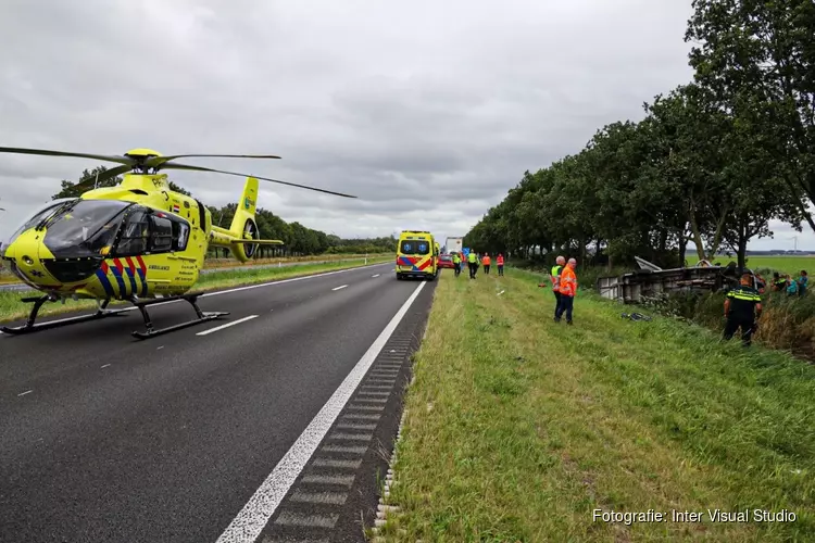 Persoon omgekomen bij ongeval Gooiseweg in Zeewolde