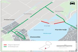 N707 Knardijk richting Zeewolde een dag langer dicht