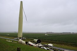 Windmolen breekt af in Zeewolde