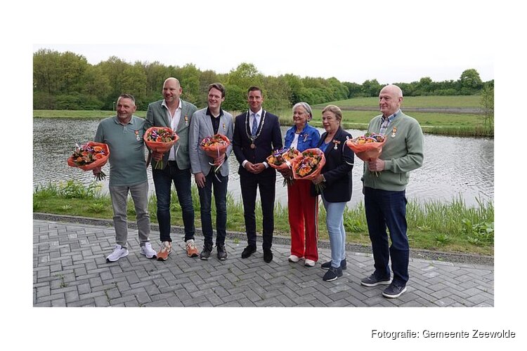 Koninklijke onderscheiding voor zes Zeewoldenaren