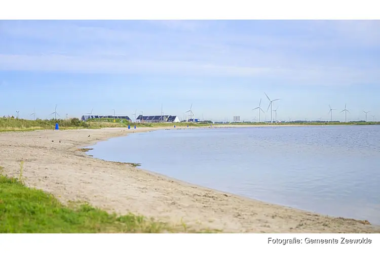 Vier de zomer op het Lanterstrand