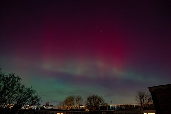Noorderlicht zichtbaar in groot deel van Nederland